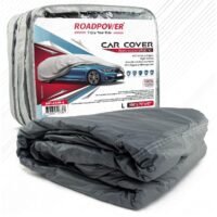 RoadPower zipper Car Body Cover with Mirror Pocket (Large 190X70X47 inch)
