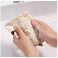 Generic Bath Soap Sachets 5 Pieces Exfoliating bags Natural Sisal