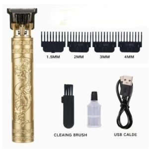 Carving Vintage Hair Clipper For Mens Grooming Essential Tools USB Fast Rechargeable Beard Hair Trimmer Provide Precise Shave