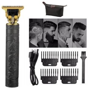 Dragon Monster Rechargeable Metal Hair Clipper Black