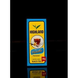 HIGHLAND TEA Highland Vanilla Flavoured Black Tea  Premium Aromatic Tea (50g)