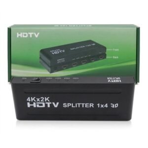 HDMI Splitter 1 In 4 Out – 4K HDTV Video Distributor for Game Console,TV, Projector, Monitor, etc